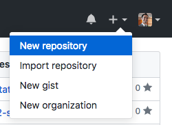 Screenshot of add repository button