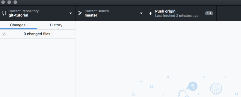 Animation of how to push code with GitHub Desktop